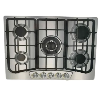 Plaque De Cuisson Encastrable FLORENCE FH-7001SE 5 Feux 68cm - Noir